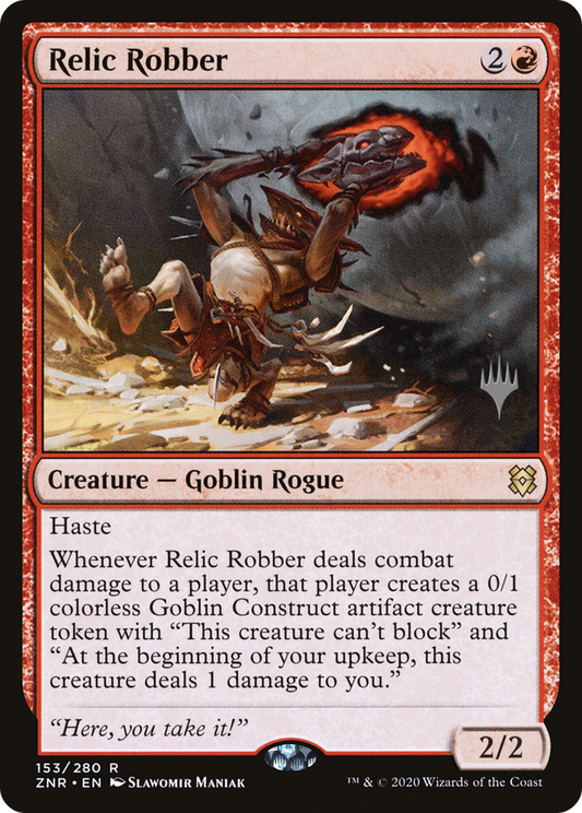 Relic Robber (Promo Pack) [Zendikar Rising Promos] Foil