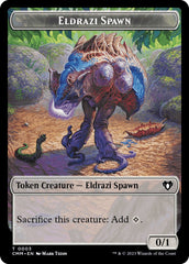 Eldrazi Spawn // Construct (0041) Double-Sided Token [Commander Masters Tokens] | Silver Goblin