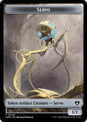 Servo // Construct (0042) Double-Sided Token [Commander Masters Tokens] | Silver Goblin