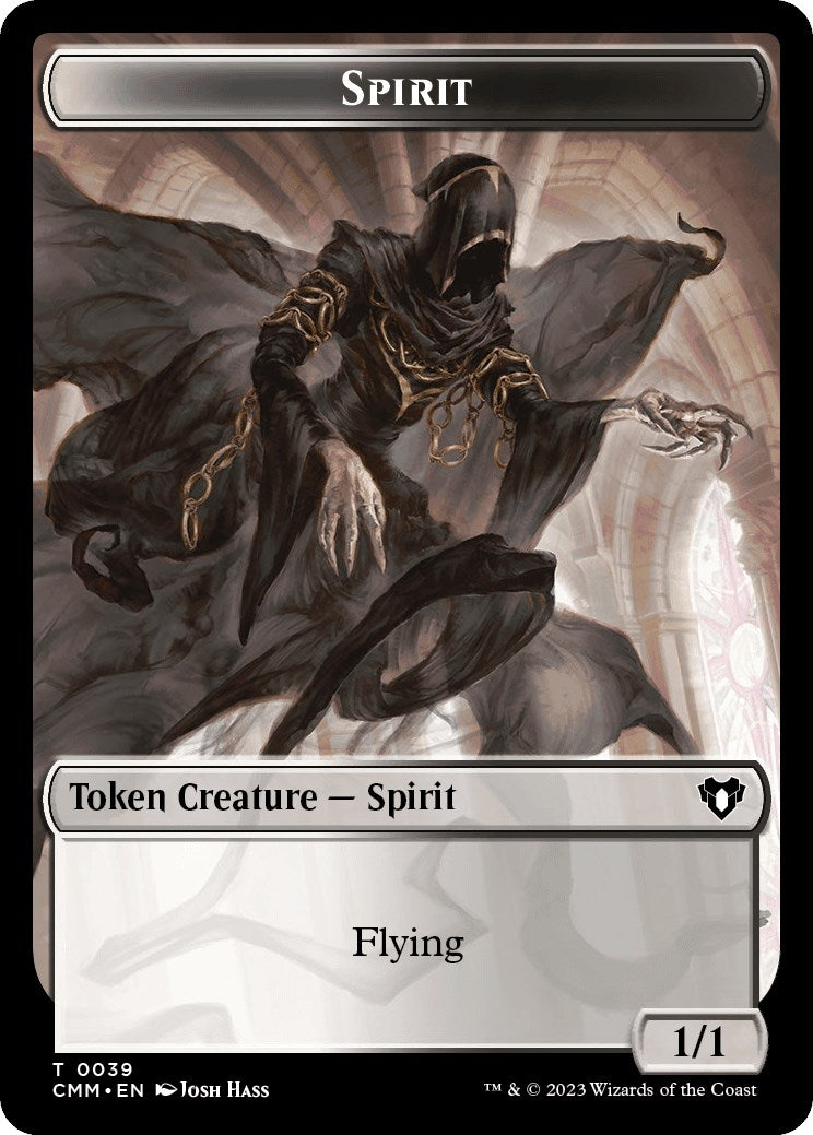 Spirit (0039) // Kor Soldier Double-Sided Token [Commander Masters Tokens] | Silver Goblin