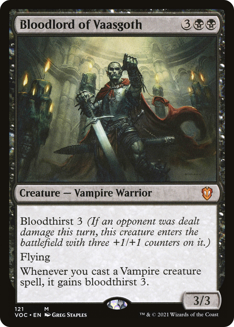 Bloodlord of Vaasgoth [Innistrad: Crimson Vow Commander] | Silver Goblin