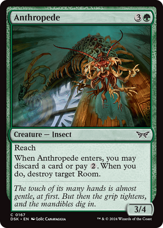 Anthropede [Duskmourn: House of Horror] Foil