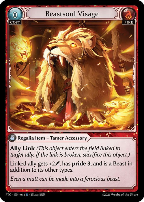 Beastsoul Visage (011) [Fractured Crown] Foil