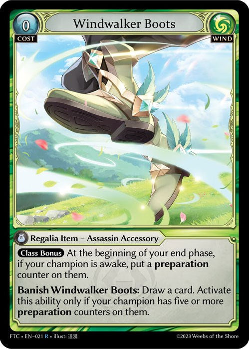 Windwalker Boots (021) [Fractured Crown] Foil