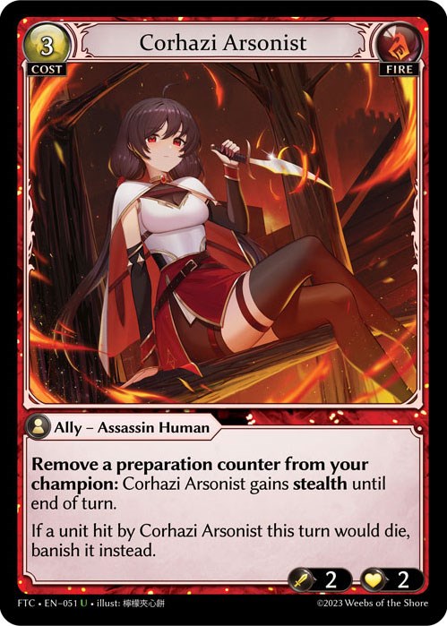 Corhazi Arsonist (051) [Fractured Crown] Foil