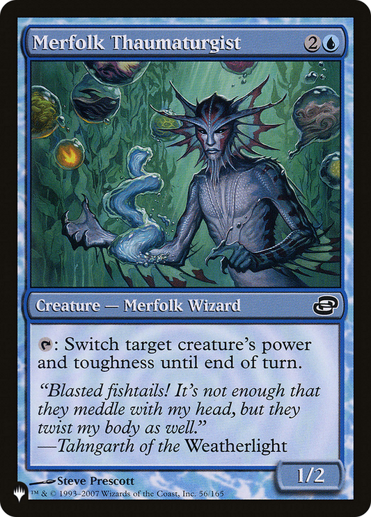 Merfolk Thaumaturgist: (colorshifted) (PLC-56)