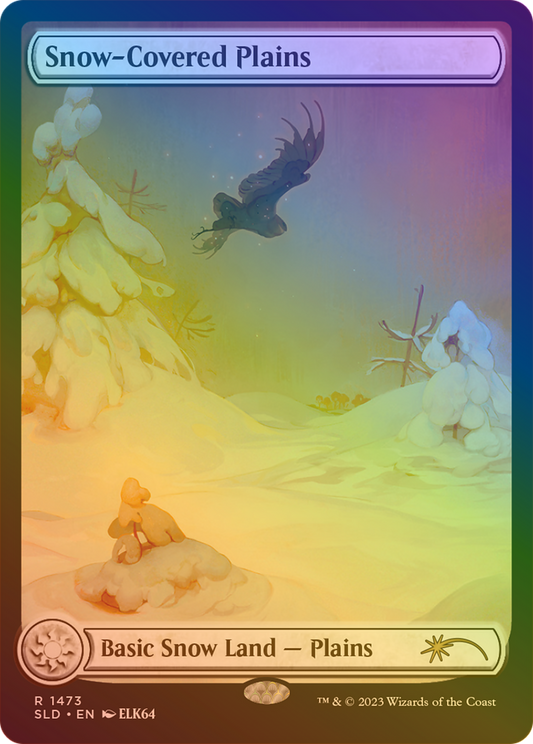 Snow-Covered Plains (1473) (Rainbow Foil) [Secret Lair Drop Series]