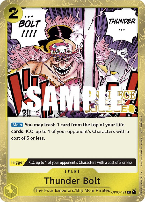 Thunder Bolt (Judge Pack Vol. 2) [One Piece Promotion Cards] | Silver Goblin