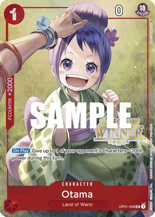 Otama (Offline Regional 2023) [Winner] (OP01-006) - One Piece Promotion Cards | Silver Goblin