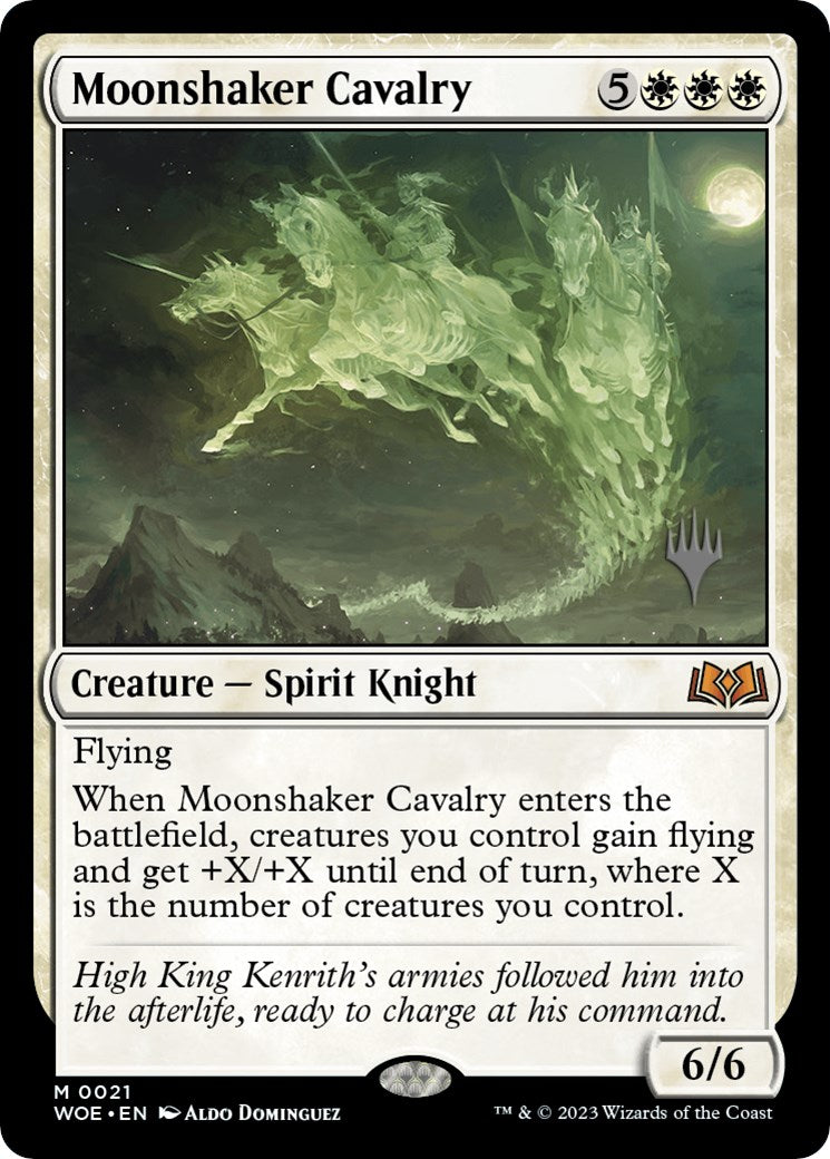 Moonshaker Cavalry (Promo Pack) [Wilds of Eldraine Promos] | Silver Goblin