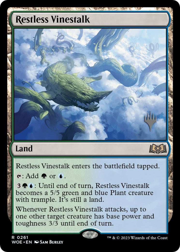 Restless Vinestalk (Promo Pack) [Wilds of Eldraine Promos] | Silver Goblin