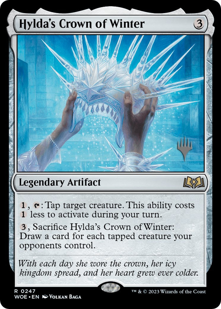 Hylda's Crown of Winter (Promo Pack) [Wilds of Eldraine Promos] | Silver Goblin