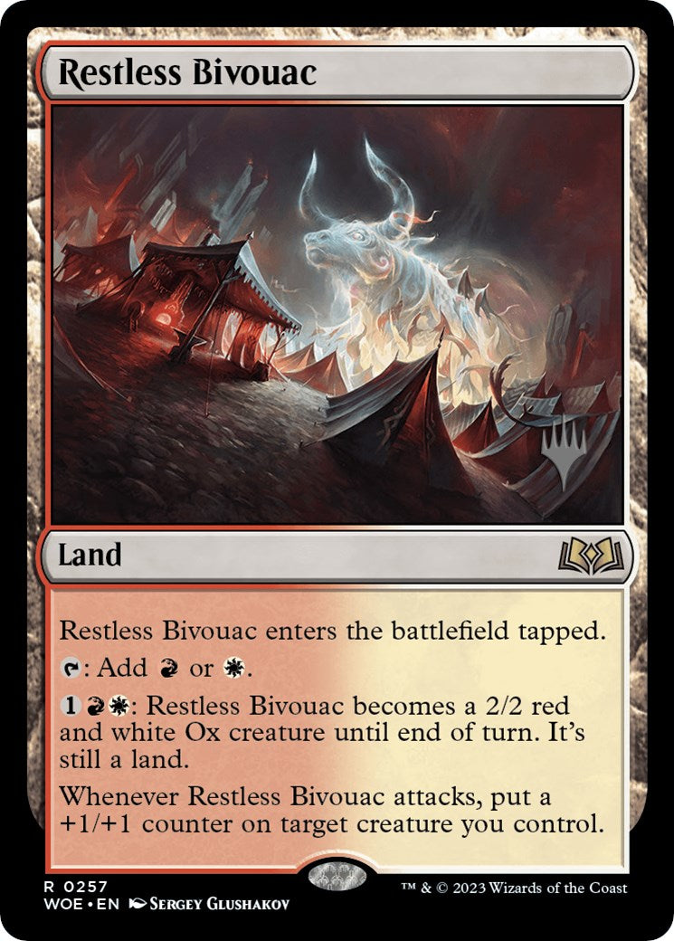 Restless Bivouac (Promo Pack) [Wilds of Eldraine Promos] | Silver Goblin