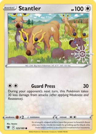 Stantler (125/189) (Holiday Calendar) [Sword & Shield: Astral Radiance] | Silver Goblin