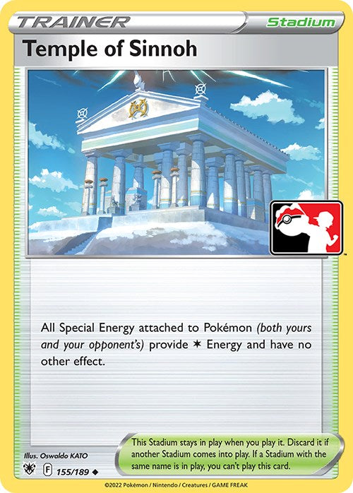 Temple of Sinnoh (155/189) [Prize Pack Series Three] | Silver Goblin