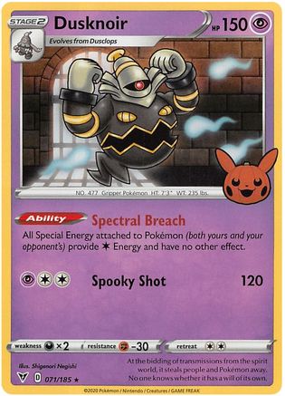 Dusknoir (071/185) [Trick or Trade 2023] | Silver Goblin