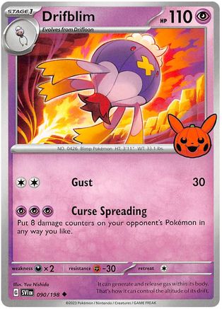 Drifblim (090/198) [Trick or Trade 2023] | Silver Goblin