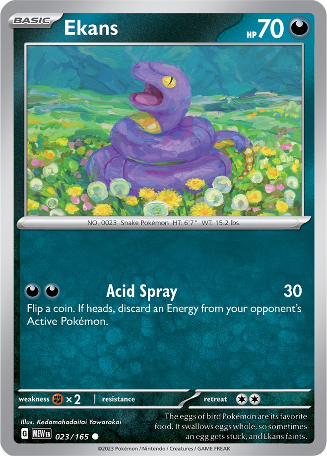 Ekans (023/165) [Scarlet & Violet 151] | Silver Goblin