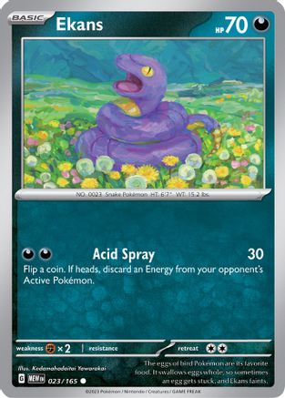 Ekans (023/165) [Scarlet & Violet 151] | Silver Goblin