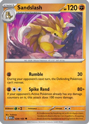 Sandslash (28) - 151