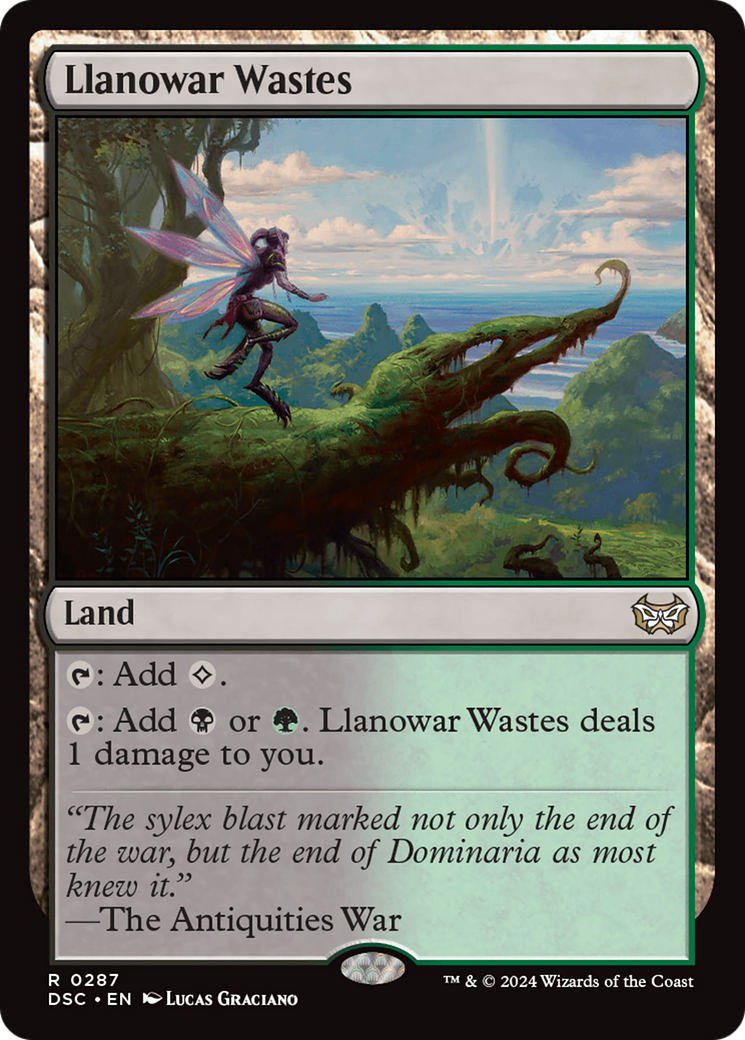 Llanowar Wastes [Duskmourn: House of Horror Commander] | Silver Goblin