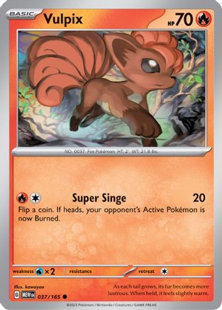 Vulpix (037/165) [Scarlet & Violet 151] | Silver Goblin