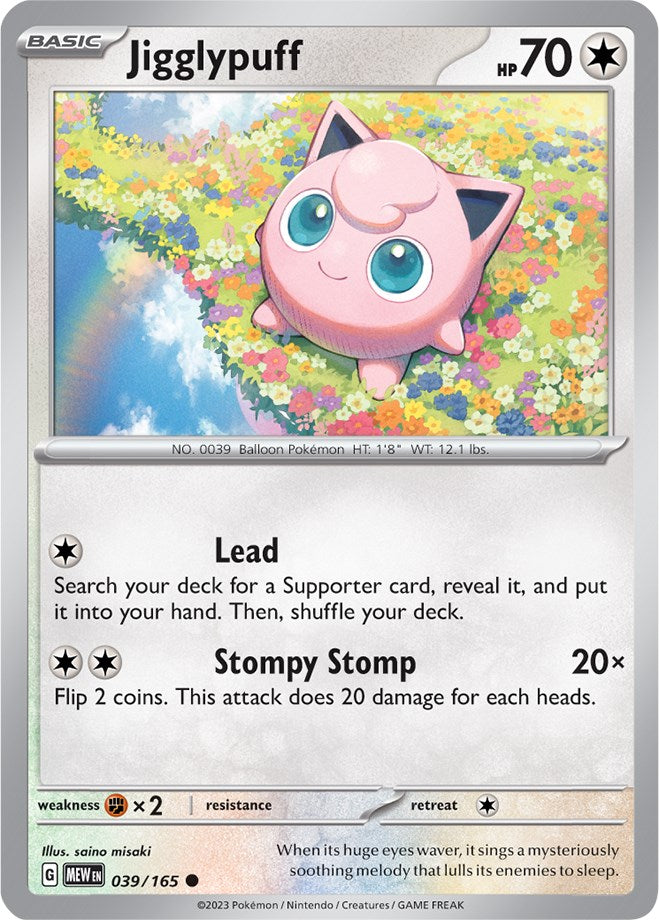 Jigglypuff (039/165) [Scarlet & Violet: 151] | Silver Goblin