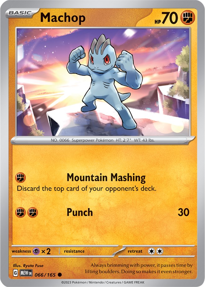 Machop (066/165) [Scarlet & Violet 151] | Silver Goblin