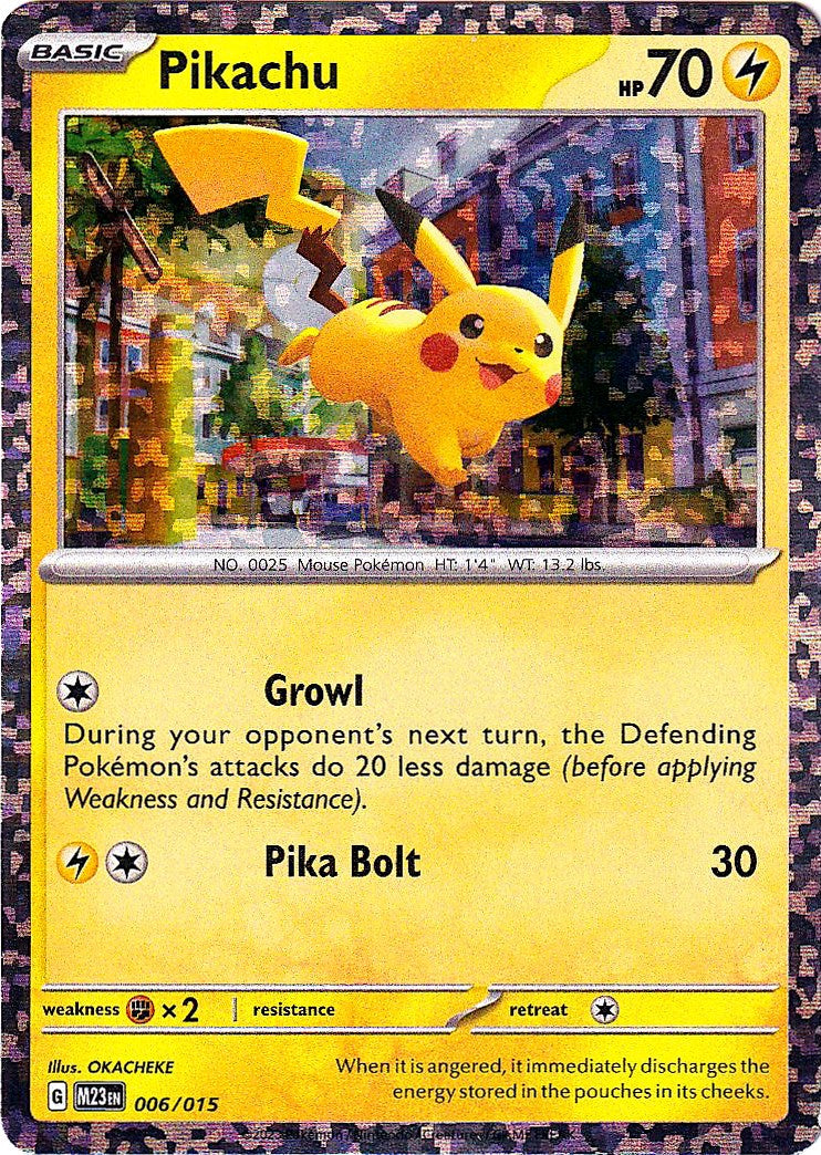 Pikachu (006/015) [McDonald's Promos: 2023 Collection] | Silver Goblin