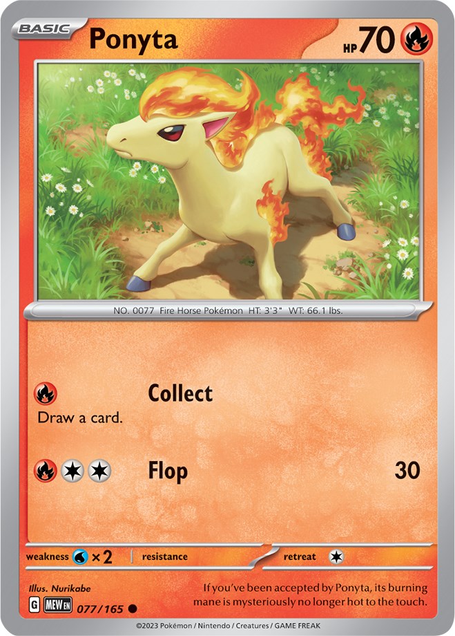 Ponyta (077/165) [Scarlet & Violet: 151] | Silver Goblin