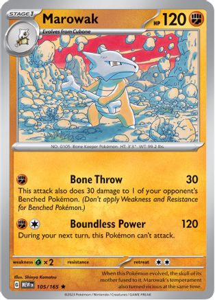 Marowak (105/165) [Scarlet & Violet 151] | Silver Goblin