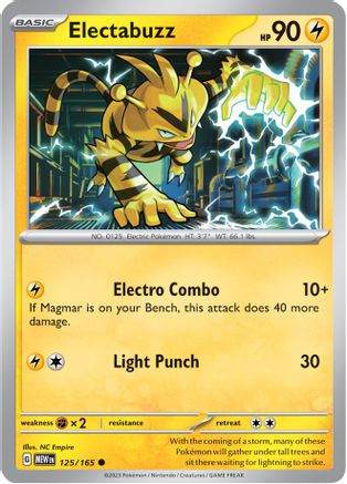 Electabuzz (125/165) [Scarlet & Violet 151] | Silver Goblin