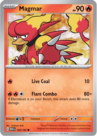 Magmar (126) Reverse Holofoil - 151