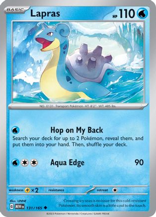 Lapras (131/165) [Scarlet & Violet 151] | Silver Goblin