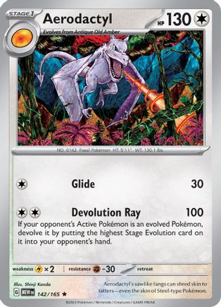 Aerodactyl (142) Reverse Holofoil - SV Scarlet & Violet 151