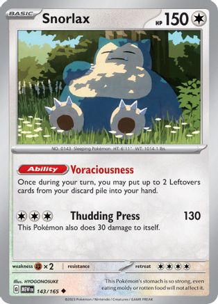Snorlax (143) - 151