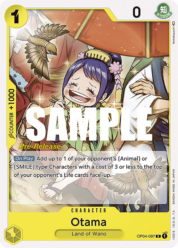 Otama (OP04-097) - Kingdoms of Intrigue Pre-Release Cards | Silver Goblin