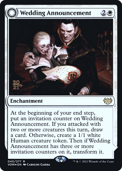 Wedding Announcement // Wedding Festivity [Innistrad: Crimson Vow Prerelease Promos]