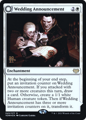 Wedding Announcement // Wedding Festivity [Innistrad: Crimson Vow Prerelease Promos] | Silver Goblin