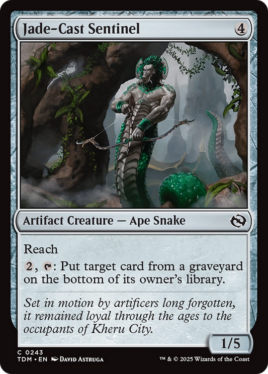 Jade-Cast Sentinel (243) - Tarkir: Dragonstorm