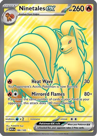 Ninetales ex (186/165) [Scarlet & Violet 151] | Silver Goblin