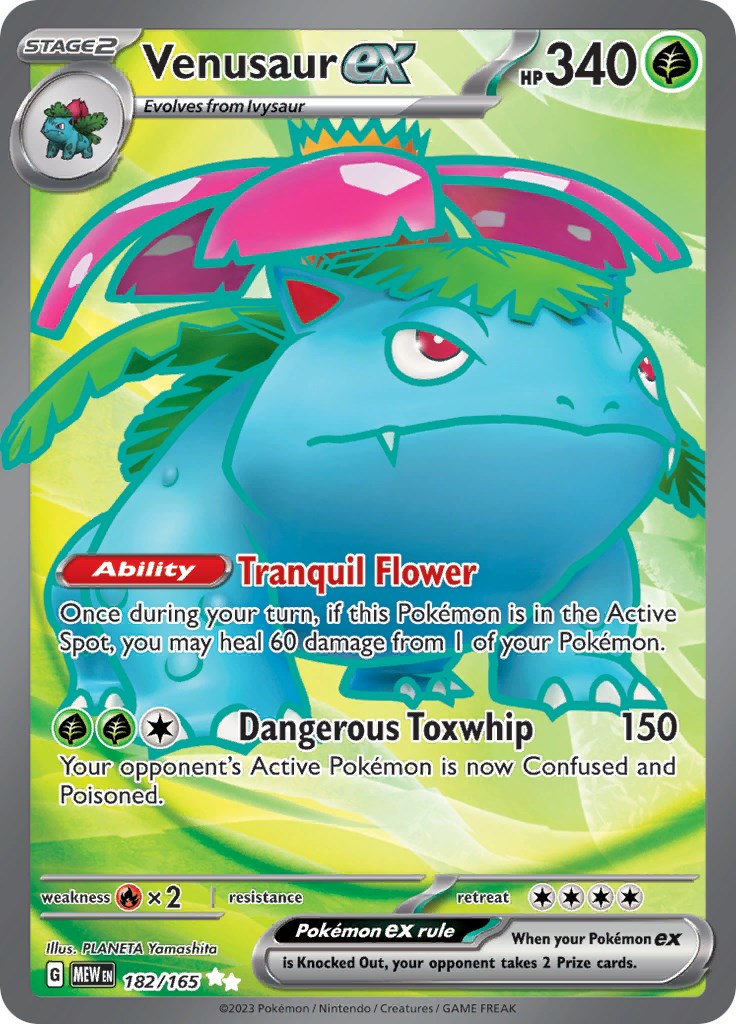 Venusaur ex (182/165) [Scarlet & Violet 151] | Silver Goblin