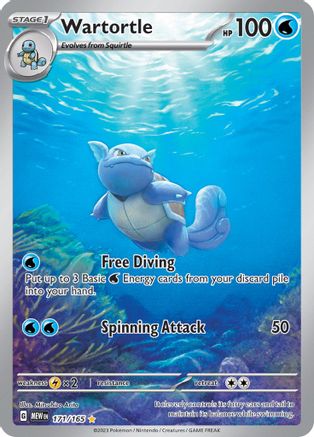 Wartortle (171/165) [Scarlet & Violet 151] | Silver Goblin