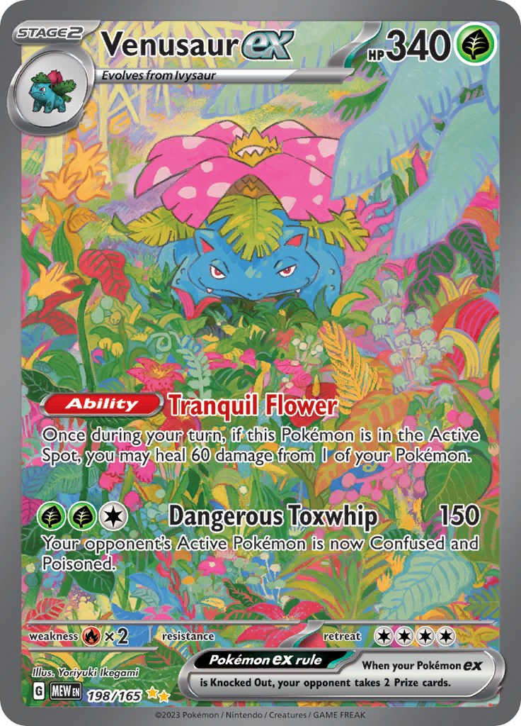 Venusaur ex (198/165) [Scarlet & Violet 151] | Silver Goblin