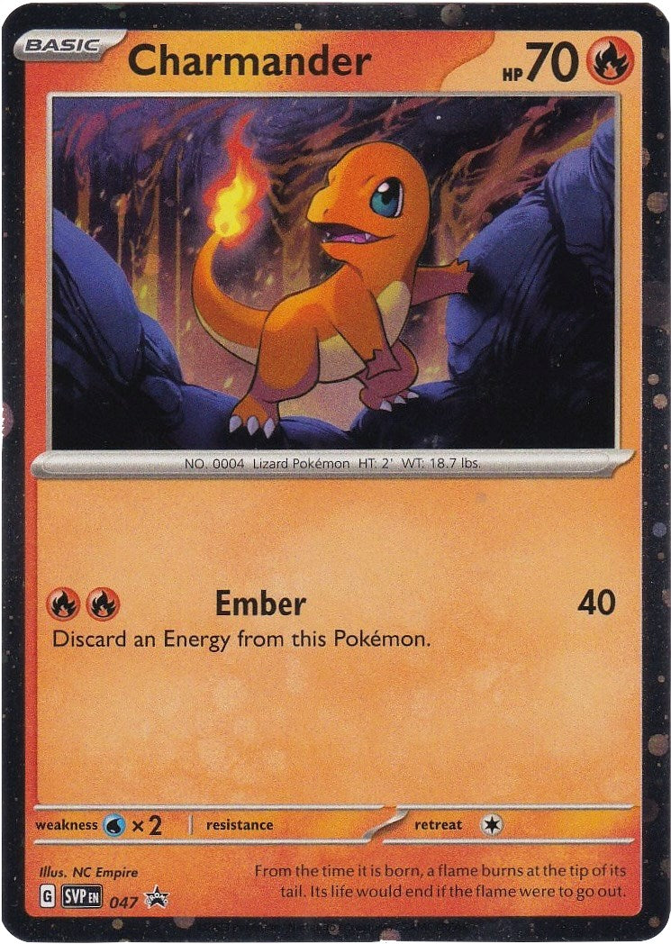 Charmander (047) (Cosmos Holo) [Scarlet & Violet: Black Star Promos] | Silver Goblin