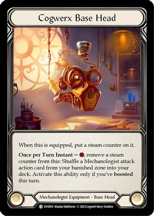 Cogwerx Base Head (EVO014) Cold Foil - Bright Lights