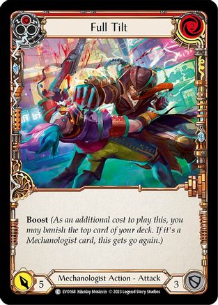 Full Tilt (Red) Rainbow Foil (EVO168) - Bright Lights