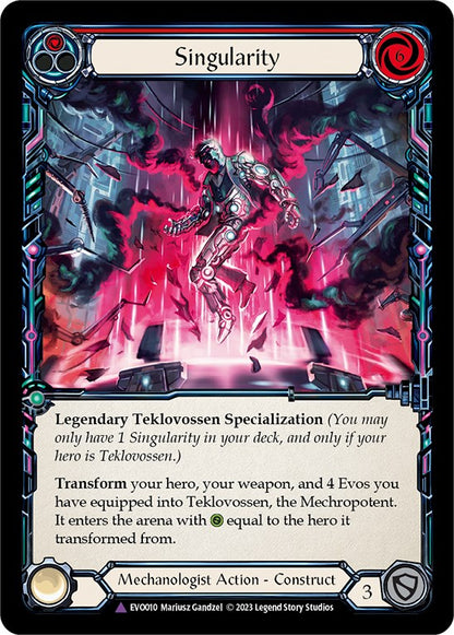 Singularity // Teklovossen, the Mechropotent (Marvel) Cold Foil (EVO010) - Bright Lights