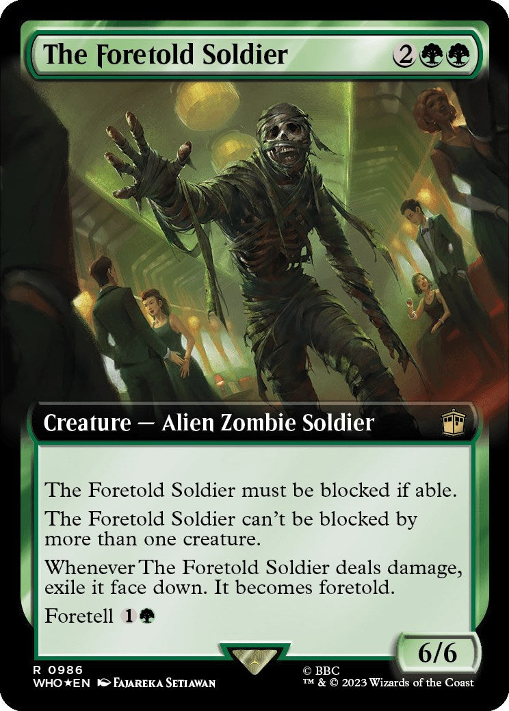 The Foretold Soldier (Extended Art) (Surge Foil) [Doctor Who] | Silver Goblin