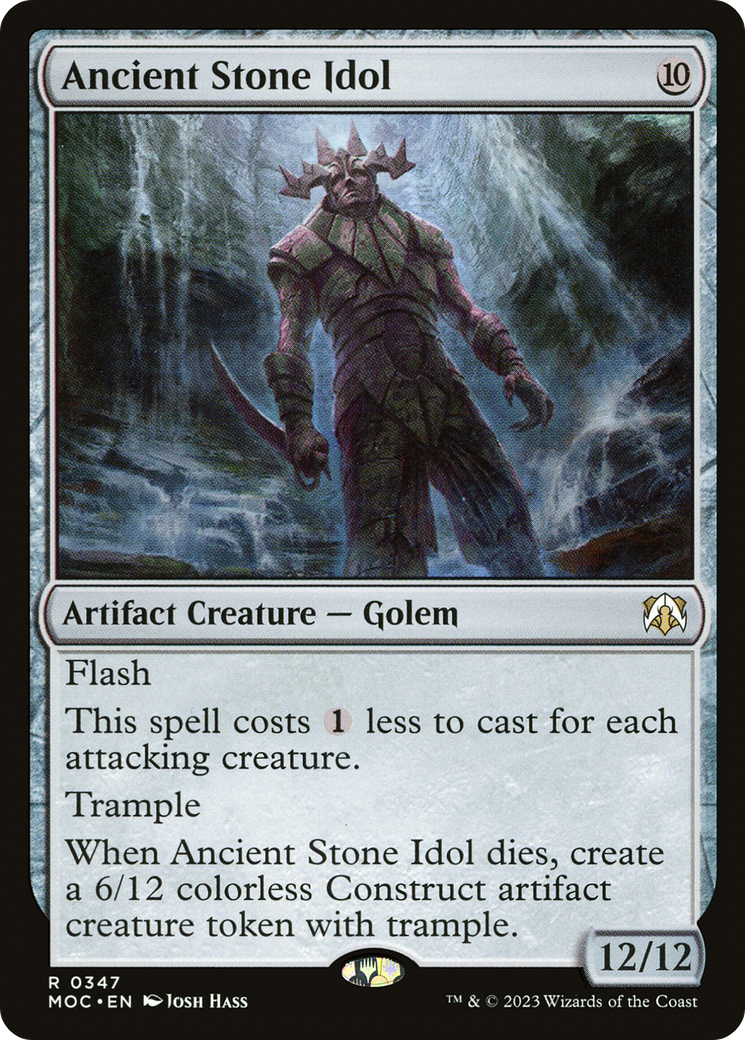 Ancient Stone Idol [March of the Machine Commander] | Silver Goblin